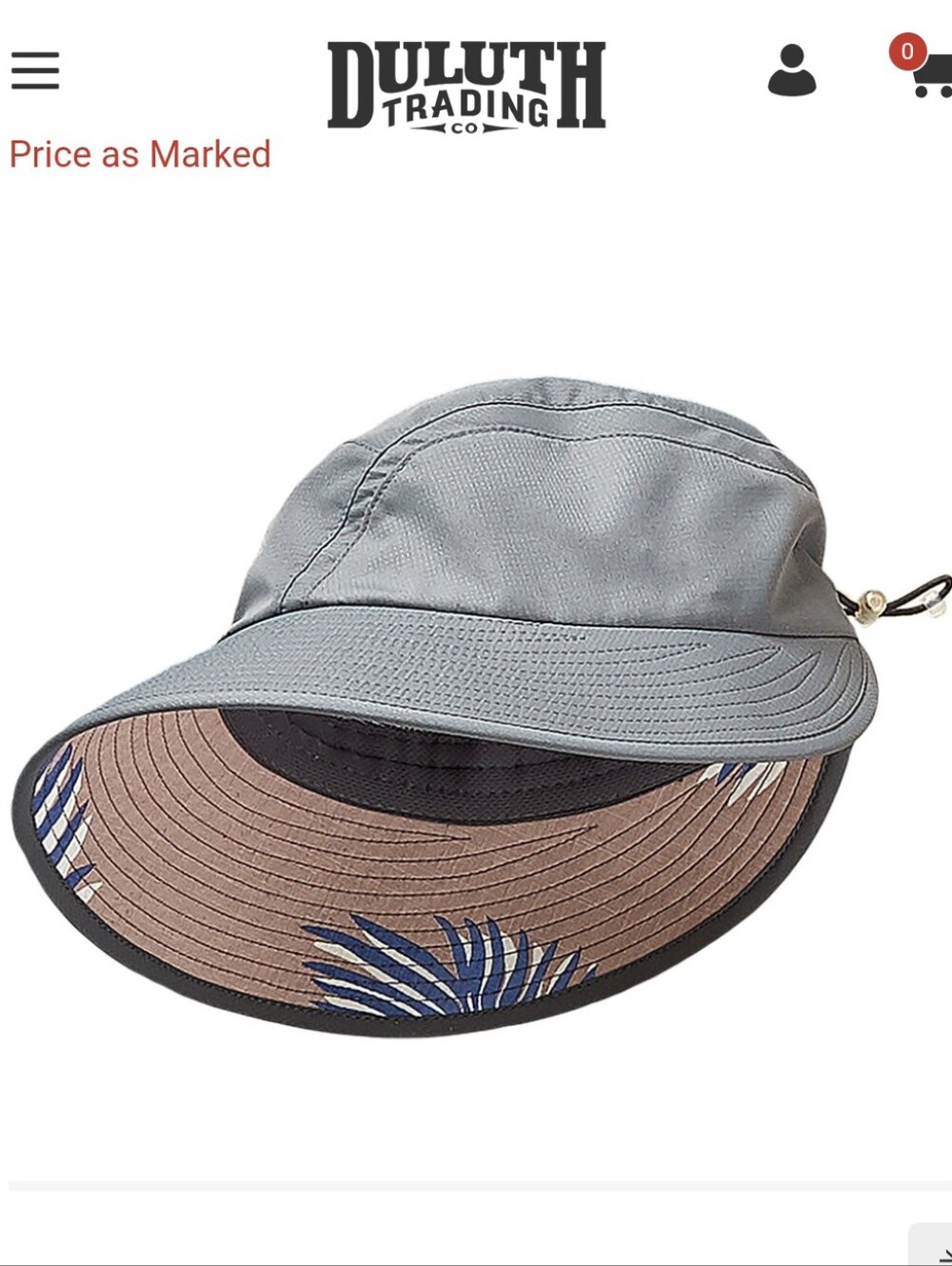 Duluth Grey Crusher Tulip Hat